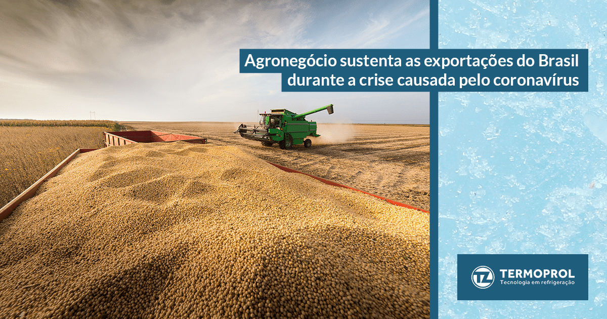 Agronegócio sustenta as exportações do Brasil durante a crise causada pelo coronavírus