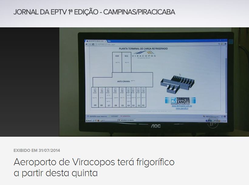 Instalações frigoríficas do Aeroporto de Viracopos completam 01 ano